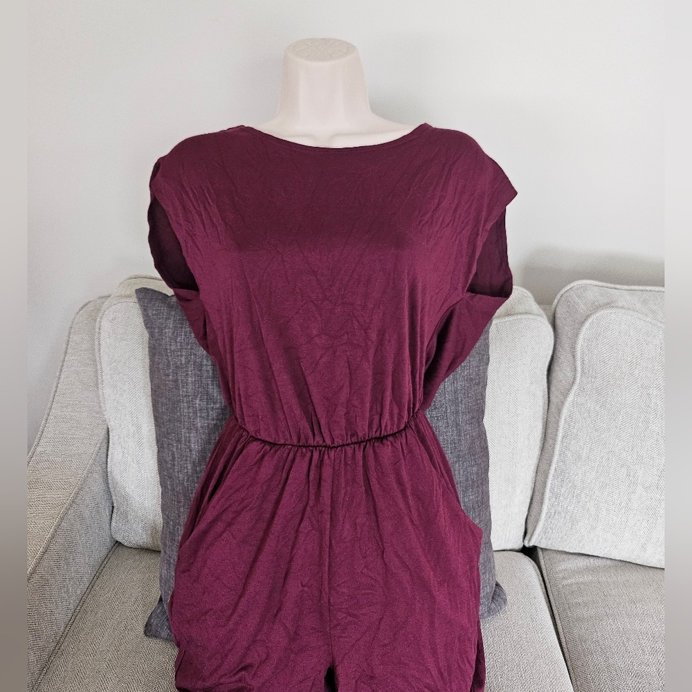 Urban Outfitters Burgundy Plum Jumpsuit XS
